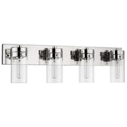 Intersection 4-Light Bath Vanity Light in Polished Nickel