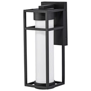 Ledges Small LED Outdoor Wall Lantern in Matte Black