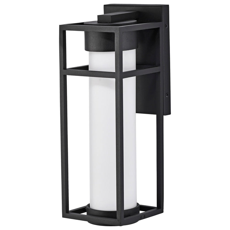 Ledges Small LED Outdoor Wall Lantern in Matte Black