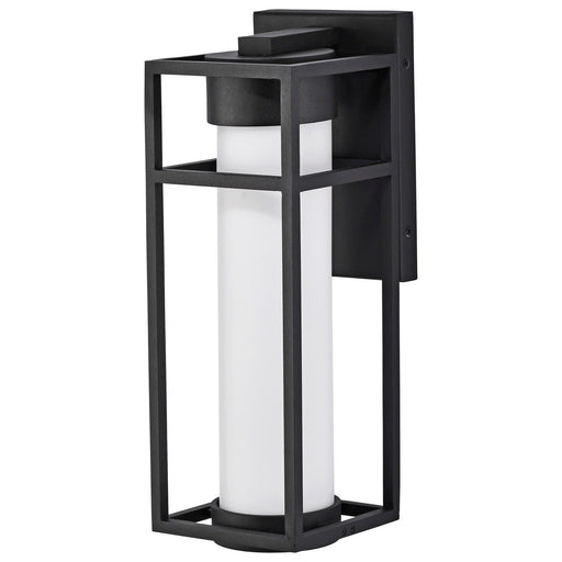 Ledges Small LED Outdoor Wall Lantern in Matte Black
