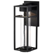 Ledges Small LED Outdoor Wall Lantern in Matte Black