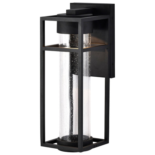 Ledges Small LED Outdoor Wall Lantern in Matte Black