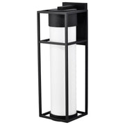 Ledges Large LED Outdoor Wall Lantern in Matte Black