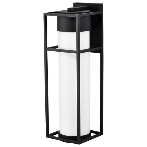 Ledges Large LED Outdoor Wall Lantern in Matte Black