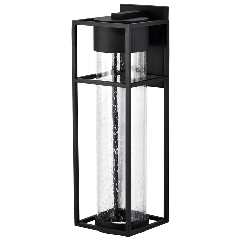 Ledges Large LED Outdoor Wall Lantern in Matte Black