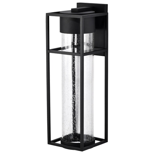 Ledges Large LED Outdoor Wall Lantern in Matte Black