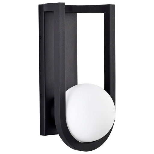 Cradle 15" LED Outdoor Wall Sconce in Matte Black