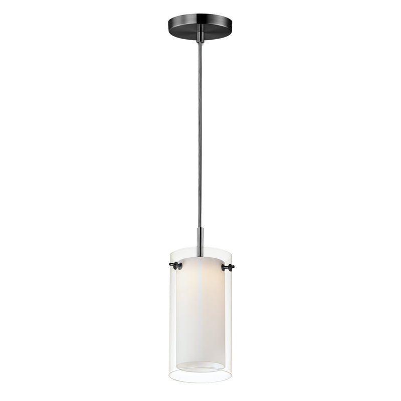 Duo LED Mini Pendant in Black