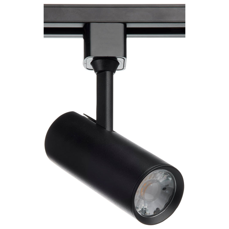 2" H-Type LED Track Head, 7.38" Projection in Black