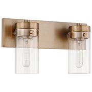 Intersection 2-Light Bath Vanity Light in Burnished Brass