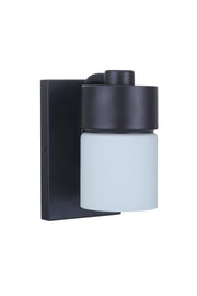 District 1 Light 6.5" Wall Sconce in Flat Black