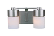 District 2 Light 13.5" Vanity in Brushed Polished Nickel