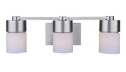 District 3 Light 22.25" Vanity in Brushed Polished Nickel