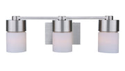 District 3 Light 22.25" Vanity in Brushed Polished Nickel