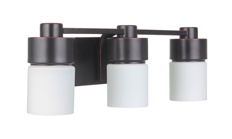 District 3 Light 22.25" Vanity in Flat Black