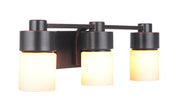 District 3 Light 22.25" Vanity in Flat Black