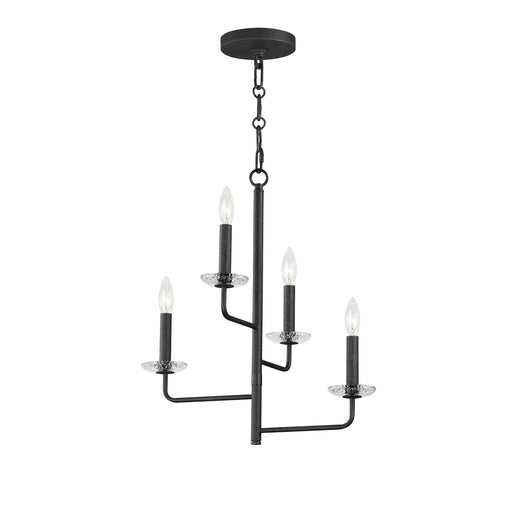 Madeira 4 Light Chandelier in Anthracite