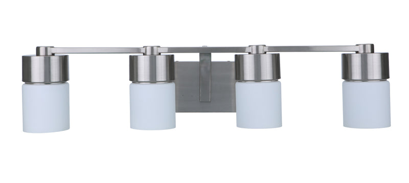 District 4 Light 31.25" Vanity in Brushed Polished Nickel