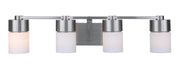 District 4 Light 31.25" Vanity in Brushed Polished Nickel
