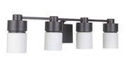 District 4 Light 31.25" Vanity in Flat Black