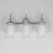 Milk 3 Light Bath Vanity in Polished Chrome