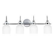 Milk 4 Light Bath Vanity in Polished Chrome