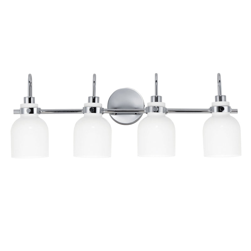 Milk 4 Light Bath Vanity in Polished Chrome