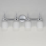 Milk 4 Light Bath Vanity in Polished Chrome