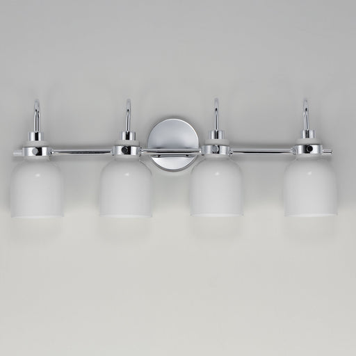 Milk 4 Light Bath Vanity in Polished Chrome