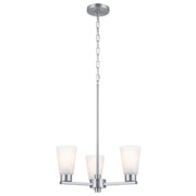 Stamos 3-Light Chandelier in Brushed Nickel