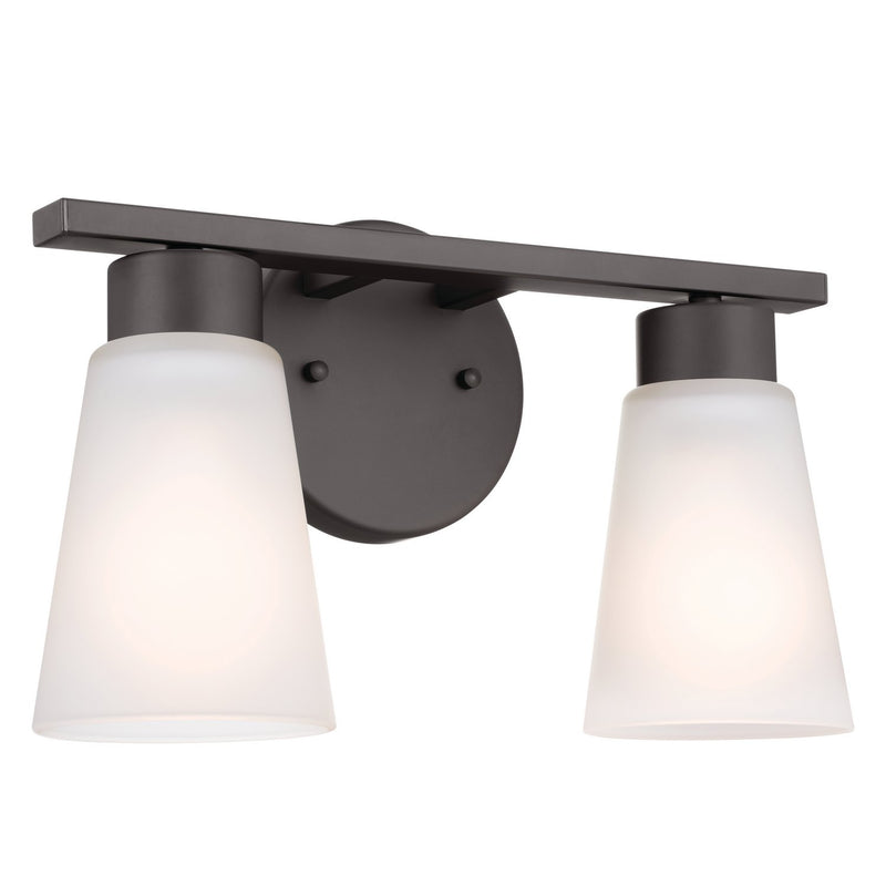 Stamos 2-Light Bath Vanity Light in Olde Bronze