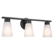 Stamos 3-Light Bath Vanity Light in Black