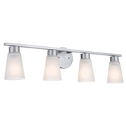 Stamos 4-Light Bath Vanity Light in Brushed Nickel