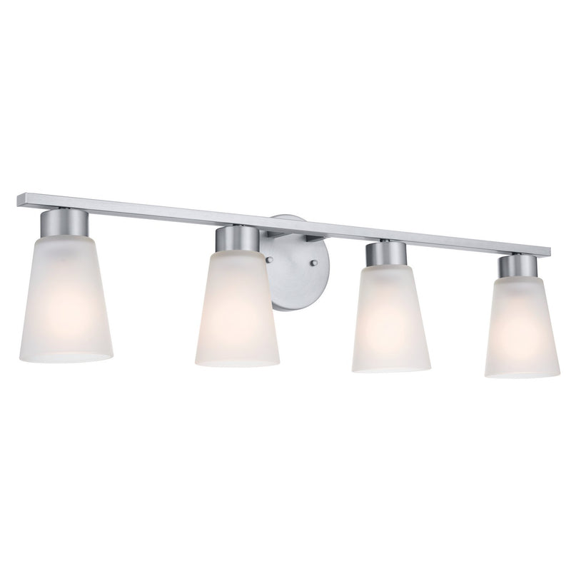 Stamos 4-Light Bath Vanity Light in Brushed Nickel
