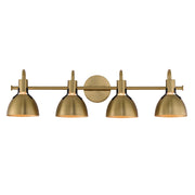 Dusk 4 Light Bath Vanity in Satin Brass