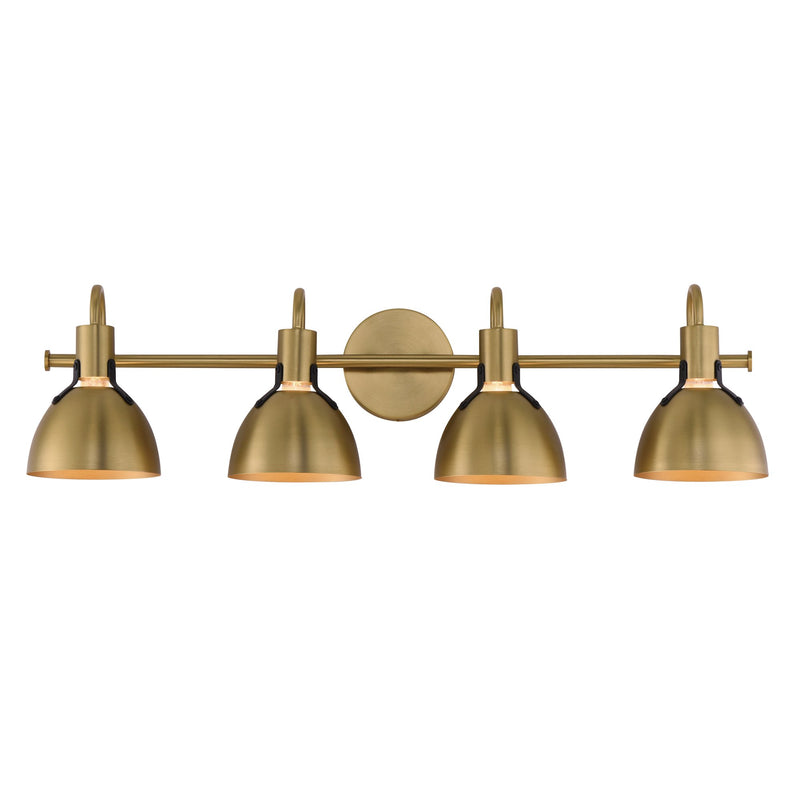 Dusk 4 Light Bath Vanity in Satin Brass