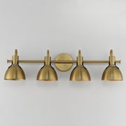 Dusk 4 Light Bath Vanity in Satin Brass