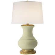 Deauville Table Lamp in Celadon Crackle