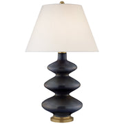 Smith Medium Table Lamp in Mixed Blue Brown