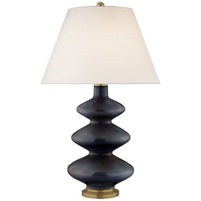 Smith One Light Table Lamp in Mixed Blue Brown