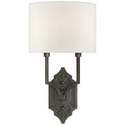 Silhouette Fretwork 2-Light Wall Sconce in Bronze