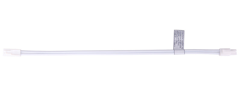 CPK11-XT12-W- Under Cabinet Puck Connector Cord in White by Craftmade