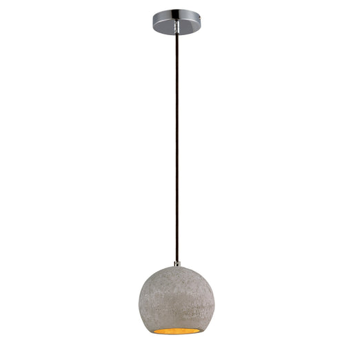Crete 7" LED Pendant in Polished Chrome