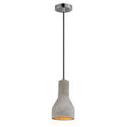 Crete 6" LED Pendant in Polished Chrome
