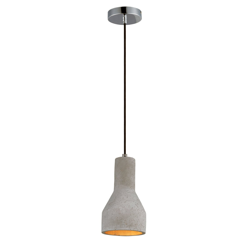Crete 6" LED Pendant in Polished Chrome
