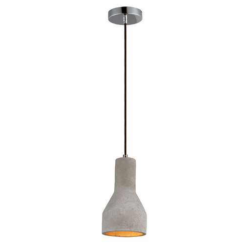 Crete 6" LED Pendant in Polished Chrome