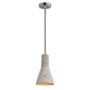 Crete 7.25" LED Pendant in Polished Chrome