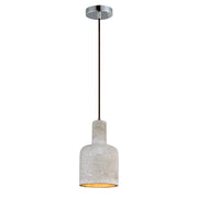 Crete 7.5" LED Pendant in Polished Chrome