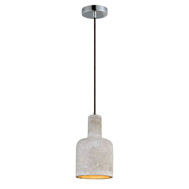 Crete 7.5" LED Pendant in Polished Chrome