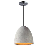 Crete 15" LED Pendant in Polished Chrome